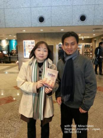 With Prof. Mina Hatori at Nagoya University